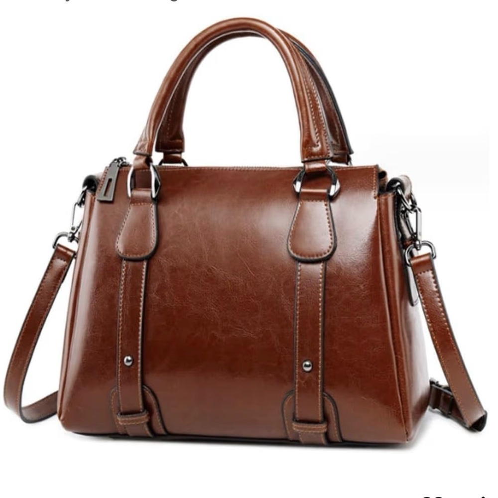 Dark Brown Satchel Purse